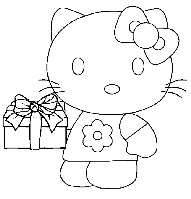 Hello Kitty kolorowanki